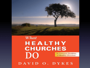 10 Common Qualities of Healthy Churches