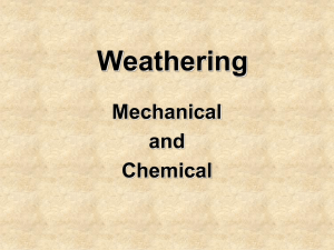 What is Mechanical Weathering?