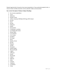 Research agenda which is focused on low-resource