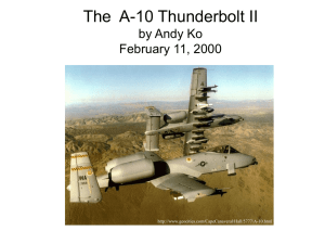 The A-10 Thunderbolt II by Andy Ko
