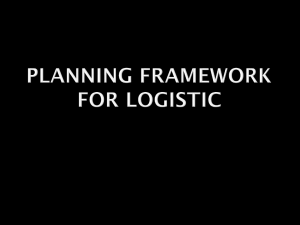 Planning Framework for Logistic