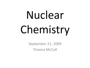 Nuclear Chemistry - Duluth High School