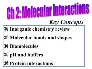 Ch 2: Atoms, Ions & Molecules (Inorganic and Organic Chemistry