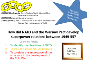 5. NATO and the Warsaw Pact and Hungary