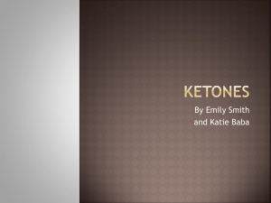 Ketones - SanfordChemistry