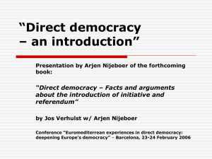 direct democracy