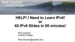 Help! I need to learn IPv6 - Rick Graziani