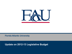 2012-13 BOT Budget Presentation