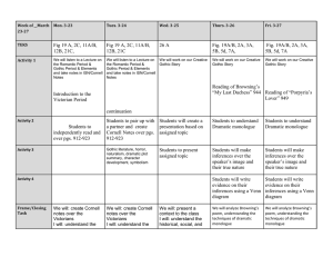 Week of __March 23-27 Mon. 3-23 Tues. 3-24 Wed. 3