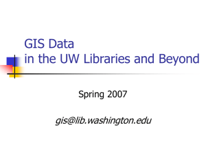 GIS Data in the Libraries