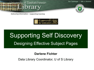 PowerPoint Slides - University Library