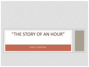 “The Story of an Hour” Literary Guide