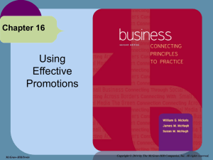 Sales Promotion - McGraw Hill Higher Education