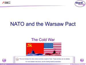 4. NATO and the Warsaw Pact