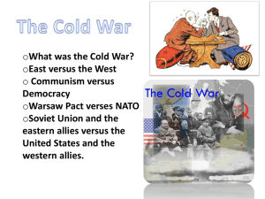 The Cold War1