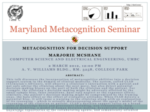 Presentation - University of Maryland at College Park
