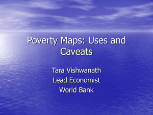 Uses and Caveats of Poverty Maps