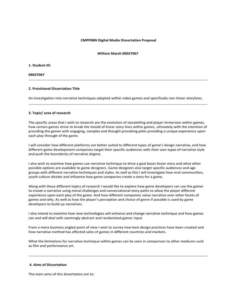 dissertation proposal format pdf