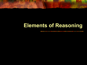 elements of reasoning - The Critical Thinking Community