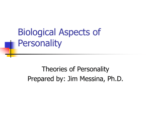 Biology and Personality
