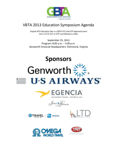 2013 Education Symposium Agenda