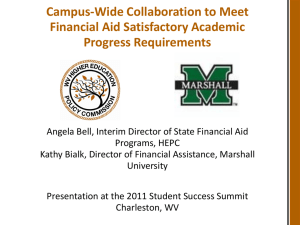 Campus-Wide Collaboration to Meet Financial Aid