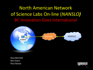 NANSLO BC Innovation Goes International