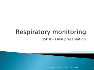 Respiratory monitoring