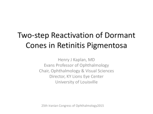 RP stem cells – Iran 2015 - University of Louisville Ophthalmology