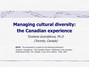 Managing cultural diversity