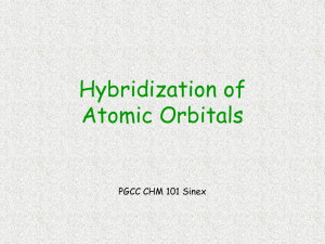 Hybridization of Atomic Orbitals