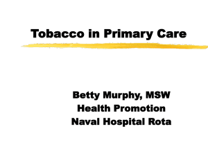 Treating Tobacco in Primary Care
