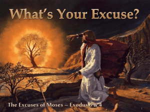 What's Your Excuse? - West 65th Street church of Christ