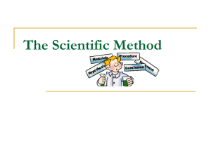 The Scientific Method Consumer Reporting Magazine