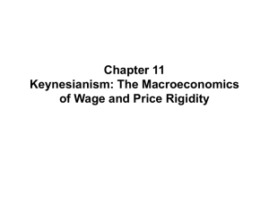 The Macroeconomics of Wage and Price Rigidity
