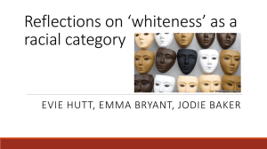 whiteness as a racial category