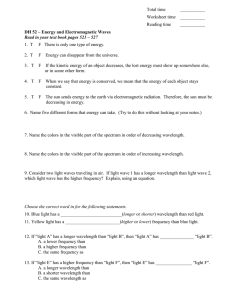 Total time ______ Worksheet time ______ Reading time ______