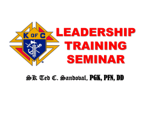 leadership training seminar