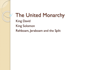 The United Monarchy