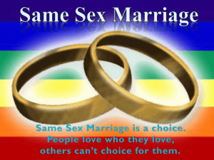 articles opposing same-sex marriage
