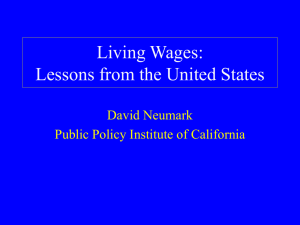 Research on Living Wages