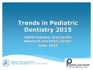 Trends in Pediatric Dentistry 2012 - American Academy of Pediatric