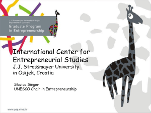 International Center for Entrepreneurial Studies