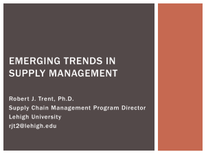 Supply Management Changes and Trends
