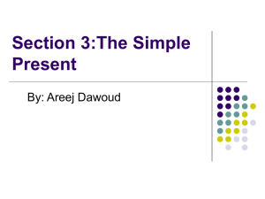 simple present- present progrissive