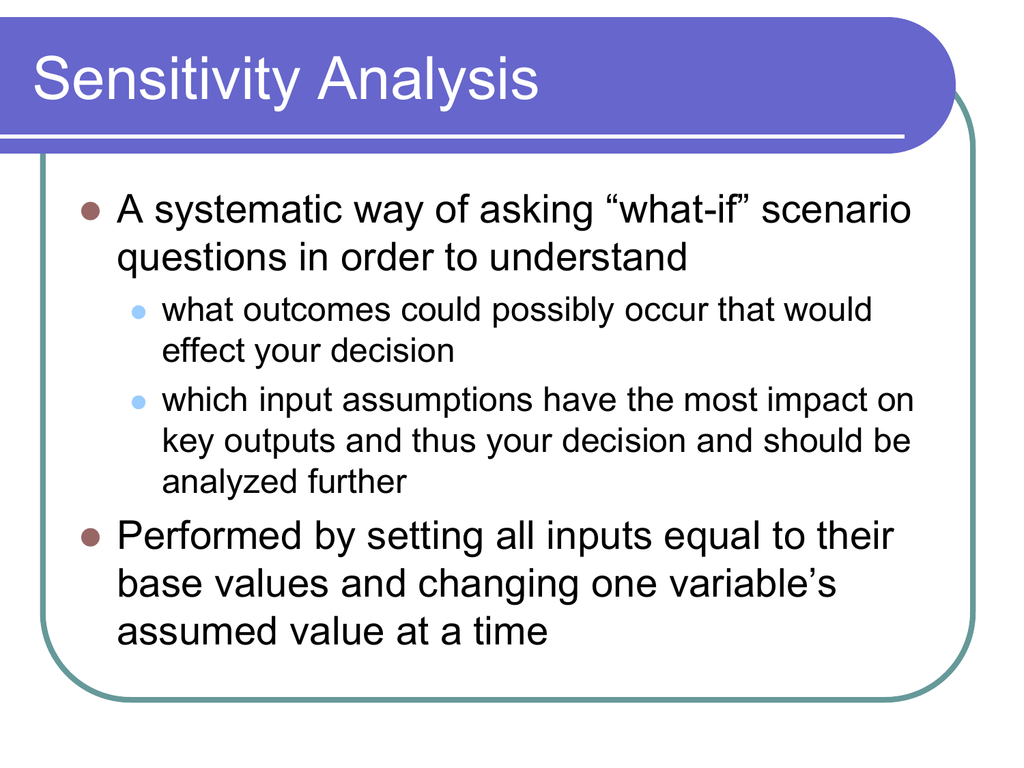 Sensitivity Analysis. Sensitivity Analysis Chart. Sensitivity Analysis что это Торнадо.