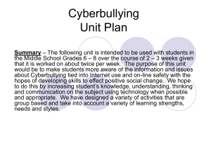 Cyberbullying Powerpoint II