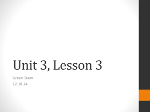 Unit 3, Lesson 2 - Issaquah Connect