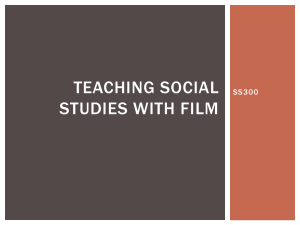 Teaching social studies with film