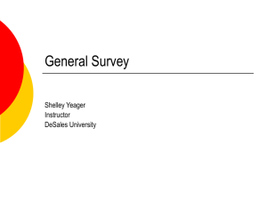 General Survey - DeSales University WWW4 Server